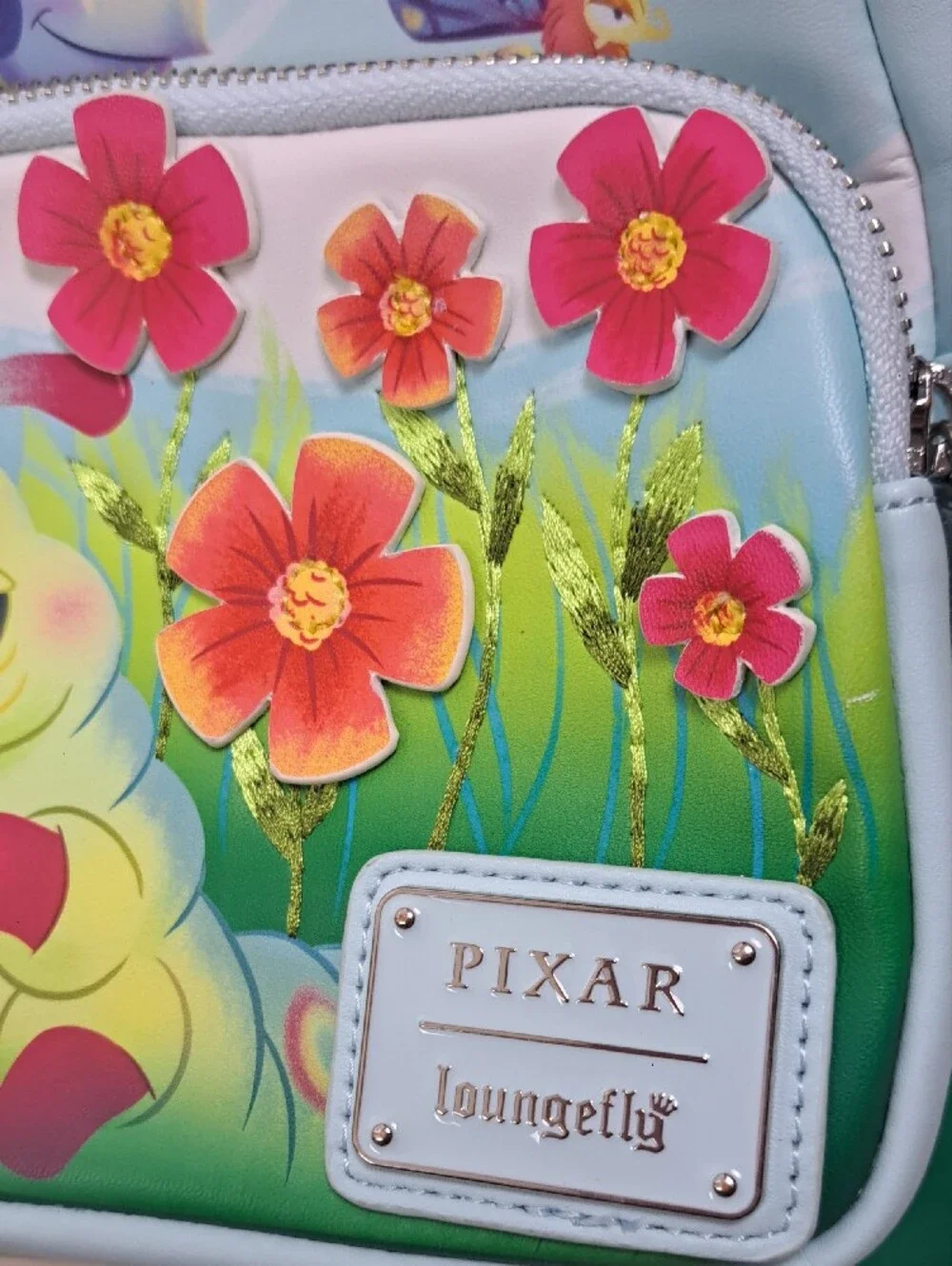 Loungefly x Pixar A Bug’s Life Mini Backpack Earth Day Colorful Floral Kidcore